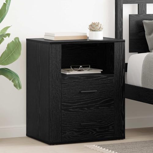 Swpsd Nachttisch Schwarze Eiche 50 x 36 x 60 cm Holzwerkstoff, Schlafzimmer Nachtschrank Stilvolles Nachtkästchen für Wohnzimmer Hotelzimmer881080 Swpsd Nachttisch Schwarze Eiche 50 x 36 x 60 cm Holzwerkstoff, Schlafzimmer Nachtschrank Stilvolles Nachtkästchen für Wohnzimmer Hotelzimmer881080 von Swpsd