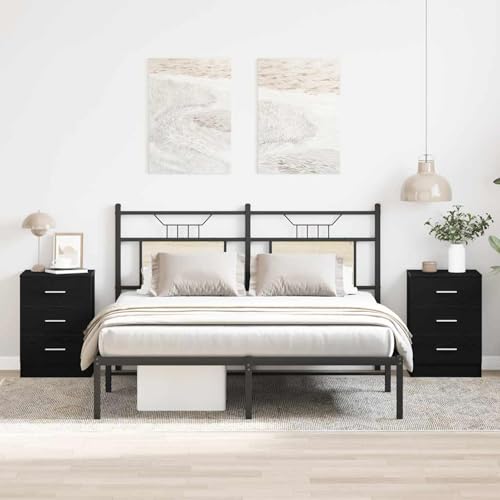 Swpsd Nachttische 2 STK. Schwarze Eiche 38x35x55 cm Holzwerkstoff, Schlafzimmer Nachtschrank Stilvolles Nachtkästchen für Wohnzimmer Hotelzimmer862429 Swpsd Nachttische 2 STK. Schwarze Eiche 38x35x55 cm Holzwerkstoff, Schlafzimmer Nachtschrank Stilvolles Nachtkästchen für Wohnzimmer Hotelzimmer862429 von Swpsd