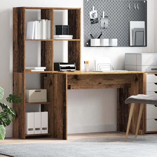 Swpsd Schreibtisch Altholz 138.5 x 55 x 143 cm Holzwerkstoff, Gaming-Schreibtisch Computertisch Moderner Schreibtisch für Gaming-Zimmer Homeoffice3337255 Swpsd Schreibtisch Altholz 138.5 x 55 x 143 cm Holzwerkstoff, Gaming-Schreibtisch Computertisch Moderner Schreibtisch für Gaming-Zimmer Homeoffice3337255 von Swpsd