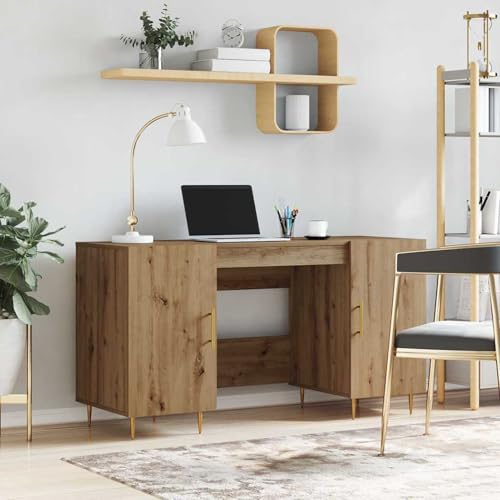 Swpsd Schreibtisch Eiche handwerklich 140 x 50 x 75 cm Holzwerkstoff, Gaming-Schreibtisch Computertisch Moderner Schreibtisch für Gaming-Zimmer Homeoffice879526 Swpsd Schreibtisch Eiche handwerklich 140 x 50 x 75 cm Holzwerkstoff, Gaming-Schreibtisch Computertisch Moderner Schreibtisch für Gaming-Zimmer Homeoffice879526 von Swpsd
