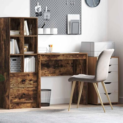 Swpsd Schreibtisch Geräuchert Eiche Holzwerkstoff Kompakt Rechteckig, Gaming-Schreibtisch Computertisch Moderner Schreibtisch für Gaming-Zimmer Homeoffice869390 Swpsd Schreibtisch Geräuchert Eiche Holzwerkstoff Kompakt Rechteckig, Gaming-Schreibtisch Computertisch Moderner Schreibtisch für Gaming-Zimmer Homeoffice869390 von Swpsd