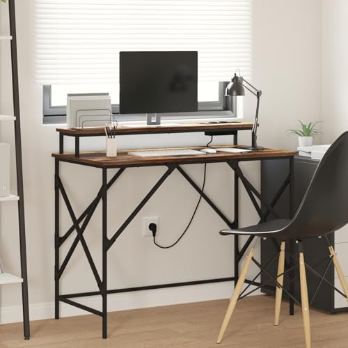 Swpsd Schreibtisch Räuchereiche 100 x 50 x 86.5 cm Holzwerkstoff, Gaming-Schreibtisch Computertisch Moderner Schreibtisch für Gaming-Zimmer Homeoffice859397 Swpsd Schreibtisch Räuchereiche 100 x 50 x 86.5 cm Holzwerkstoff, Gaming-Schreibtisch Computertisch Moderner Schreibtisch für Gaming-Zimmer Homeoffice859397 von Swpsd