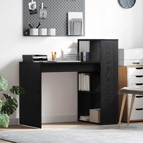 Swpsd Schreibtisch Schwarze Eiche Spanplatte Klein Stauraum, Gaming-Schreibtisch Computertisch Moderner Schreibtisch für Gaming-Zimmer Homeoffice869459 Swpsd Schreibtisch Schwarze Eiche Spanplatte Klein Stauraum, Gaming-Schreibtisch Computertisch Moderner Schreibtisch für Gaming-Zimmer Homeoffice869459 von Swpsd