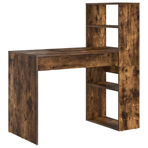 Swpsd Schreibtisch mit Stauraum Geräucherte Eiche 113x54x120 cm MDF, Gaming-Schreibtisch Computertisch Moderner Schreibtisch für Gaming-Zimmer Homeoffice869278 Swpsd Schreibtisch mit Stauraum Geräucherte Eiche 113x54x120 cm MDF, Gaming-Schreibtisch Computertisch Moderner Schreibtisch für Gaming-Zimmer Homeoffice869278 von Swpsd