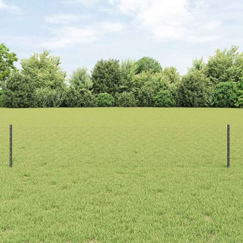 Zaunpfosten 5 Stk U-Profil Grau 40 cm Stahl, Sechseckzaun Grau 0.4x10 m Stahl, Zaunpfosten Drahtzaun für einfache Einzäunung von Hof Garten Obstplantage3336808 Zaunpfosten 5 Stk U-Profil Grau 40 cm Stahl, Sechseckzaun Grau 0.4x10 m Stahl, Zaunpfosten Drahtzaun für einfache Einzäunung von Hof Garten Obstplantage3336808 von Swpsd