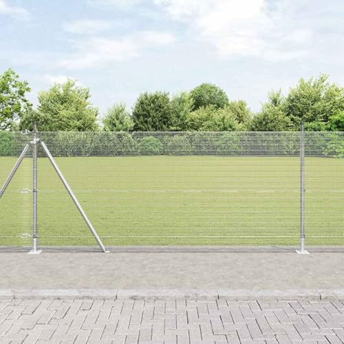 Zaunpfosten-Set 2er Set Feuerverzinkter Stahl 10 x 1 Meter Robust, Zaunpfosten Maschendrahtgeflecht Drahtzaun für einfache Einzäunung von Hof Garten Obstplantage3352281 Zaunpfosten-Set 2er Set Feuerverzinkter Stahl 10 x 1 Meter Robust, Zaunpfosten Maschendrahtgeflecht Drahtzaun für einfache Einzäunung von Hof Garten Obstplantage3352281 von Swpsd