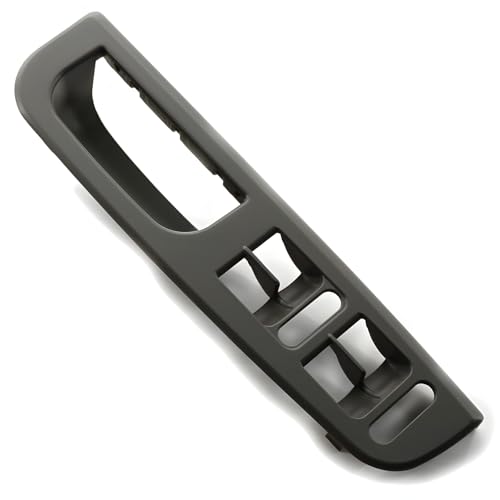 Swsdee Linke Vordertür Griffverkleidung, Driver Side Türgriff Innen Kompatibel mit Jetta Bora Golf 4 MK4, Fensterschalter Armlehne Panel, Schwarz (Grau) von Swsdee