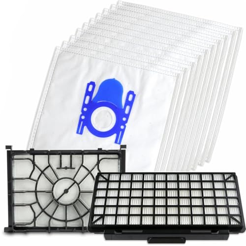 10 Staubsaugerbeutel Filtertüten + 2 Filter kompatibel mit Siemens Q5.0 VSQ5X1230 Staubsauger und andere 10 Staubsaugerbeutel Filtertüten + 2 Filter kompatibel mit Siemens Q5.0 VSQ5X1230 Staubsauger und andere von Swyp