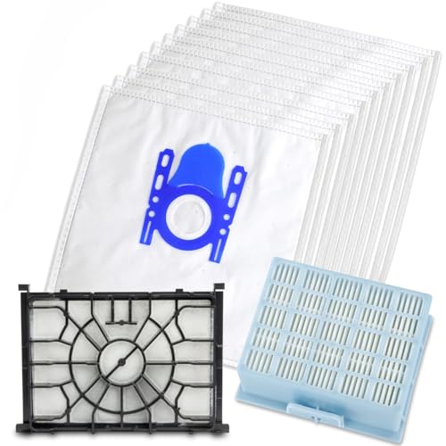 10 Staubsaugerbeutel Filtertüten + 2 Filter kompatibel mit Siemens VSZ4G ... Serien Z4.0 Staubsauger, Filter Ersatz für VZ02MSF / VZ156HFB von Swyp