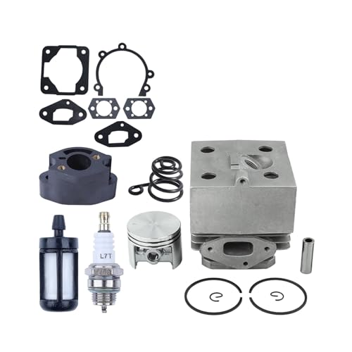 Kettensäge BR420 Zylinderkolben mit Ansaugkrümmer-Pufferfeder Passend for SR420 BR320 4203-020-1201 von SxRakiO