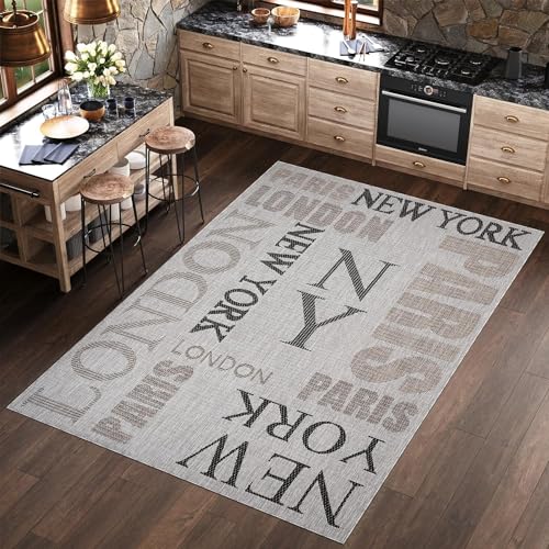 Sxakswol Teppich Wohnzimmer 120x170 cm New York 3D Teppich London Küche Esszimmer Schlafzimmer Teppich Kurzflor rutschfest Waschbar Teppiche Weich Pflegeleicht a2489 Sxakswol Teppich Wohnzimmer 120x170 cm New York 3D Teppich London Küche Esszimmer Schlafzimmer Teppich Kurzflor rutschfest Waschbar Teppiche Weich Pflegeleicht a2489 von Sxakswol