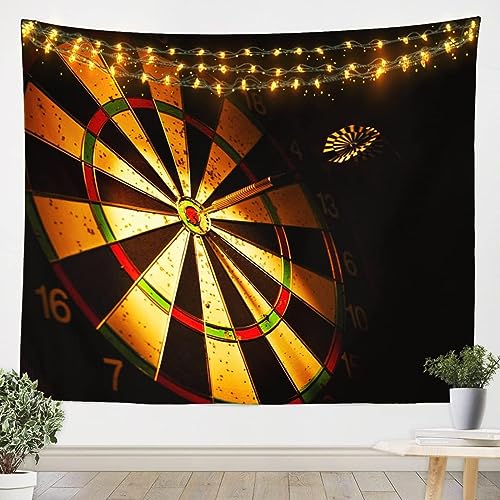 Sxakswol Wandteppich Groß Darts Wandteppich 240x220 Wandbehang Sport, Tapisserie 3D Wandtuch Aesthetic Wandteppiche für Wohnzimmer Schlafzimmer Wohnheim Wanddeko von Sxakswol