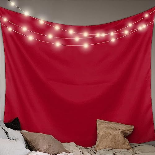 Sxakswol Wandteppich Groß Rotes Muster Wandteppich 300x260 Wandbehang Rot, Tapisserie 3D Wandtuch Aesthetic Wandteppiche für Wohnzimmer Schlafzimmer Wohnheim Wanddeko von Sxakswol