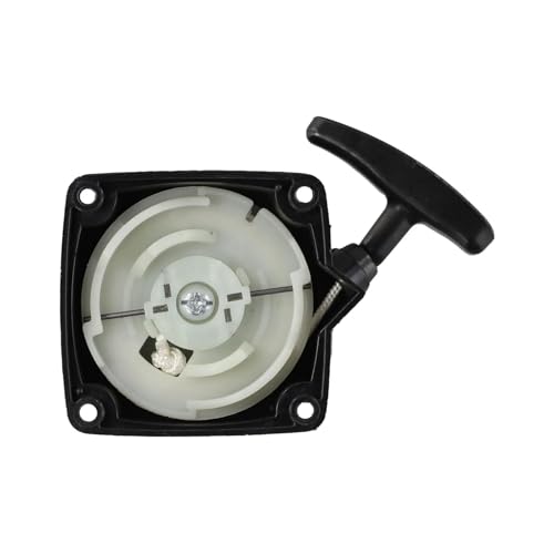 SxcXChAom Schwarzer Rückstoßstarter for Freischneider, Rasenmäher, Motor, Handzugstarter, Rückstoßstarter, Gartengeräte-Zubehör von SxcXChAom