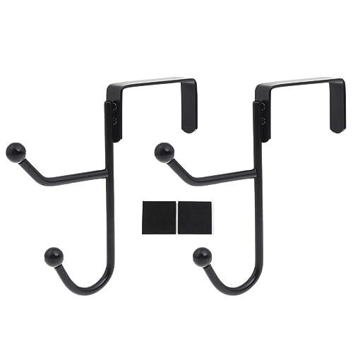2 stabile Metall-Kleiderbügel über der Tür, Badezimmer, Handtuchhalter, Hut, Schal, Haken über der Tür, zum Aufhängen von Handtüchern, Kleidung, Metall, robuster Haken hinter langem Regal 2 stabile Metall-Kleiderbügel über der Tür, Badezimmer, Handtuchhalter, Hut, Schal, Haken über der Tür, zum Aufhängen von Handtüchern, Kleidung, Metall, robuster Haken hinter langem Regal von Sxett
