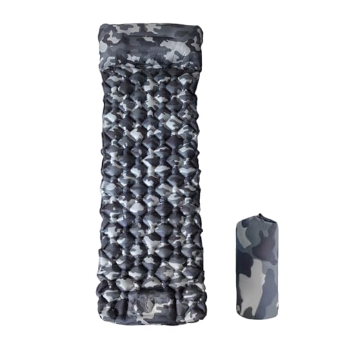 Campingmatte, faltbar, aufblasbar, mit Kissen, Rucksackreisen, Luftmatratze, Outdoor, Schlafen, Luftmatratze Campingmatte, faltbar, aufblasbar, mit Kissen, Rucksackreisen, Luftmatratze, Outdoor, Schlafen, Luftmatratze von Sxett