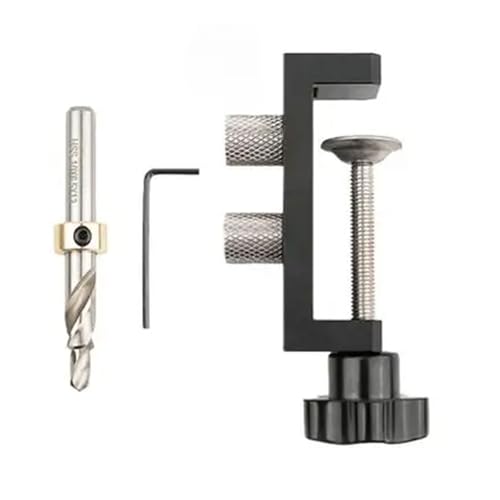 Doppelloch-Aluminiumstanzer, Holzbearbeitung, Bohrlokator für präzises Bohren in Bau- und Umbauanwendungen, Holzbearbeitungsbohrerführung Doppelloch-Aluminiumstanzer, Holzbearbeitung, Bohrlokator für präzises Bohren in Bau- und Umbauanwendungen, Holzbearbeitungsbohrerführung von Sxett