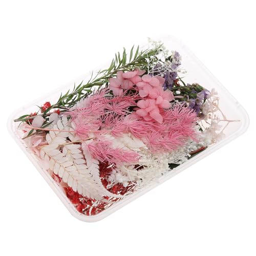 Getrocknete Blumenbeutel Natürliche Echte Blumen Bastelsets Raumornamente Kerze Epoxidharz Füllungen für Hochzeit von Sxett