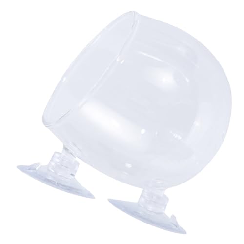 Hydrokultur-Pflanzen-Glasbecher für den Heimgebrauch, Aquarien mit starkem Saugnapf für sichere Aquarien, Pflanzen-Präsentation, Aquarium-Zubehör von Sxett