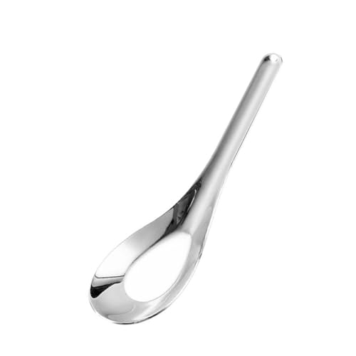 Set mit 6 eleganten Suppenlöffeln, 304 Edelstahl, Esslöffel, geeignet für Familienessen und Versammlungen, mit komfortablem Griff Set mit 6 eleganten Suppenlöffeln, 304 Edelstahl, Esslöffel, geeignet für Familienessen und Versammlungen, mit komfortablem Griff von Sxett