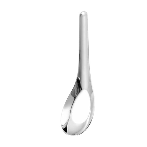 Set mit 6 eleganten Suppenlöffeln, 304 Edelstahl, Esslöffel, geeignet für Familienessen und Versammlungen, mit komfortablem Griff Set mit 6 eleganten Suppenlöffeln, 304 Edelstahl, Esslöffel, geeignet für Familienessen und Versammlungen, mit komfortablem Griff von Sxett