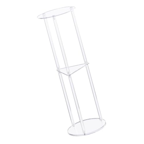 Vielseitiger Couchtisch mit 3 Ebenen, rund, stabil, Acryl, Wohnaccessoire zur Präsentation und Aufbewahrung in jedem modernen Wohnzimmer-Organizer Vielseitiger Couchtisch mit 3 Ebenen, rund, stabil, Acryl, Wohnaccessoire zur Präsentation und Aufbewahrung in jedem modernen Wohnzimmer-Organizer von Sxett