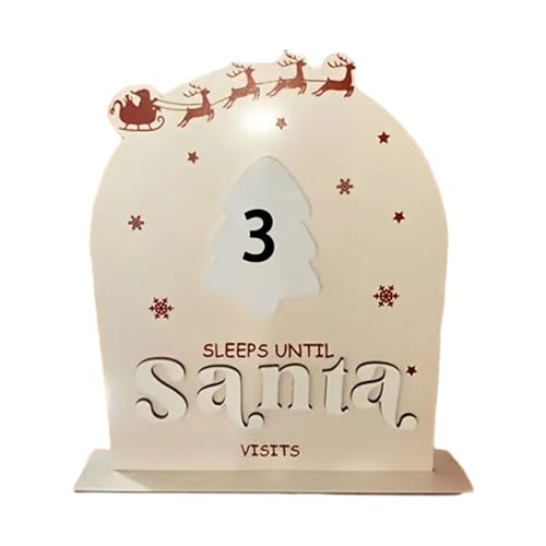 Weihnachten Countdowns Kalender Holz Urlaub Tischdekoration Schild Hängende Wanddekoration Schild Weihnachten Countdowns Kalender Holz Urlaub Tischdekoration Schild Hängende Wanddekoration Schild von Sxett