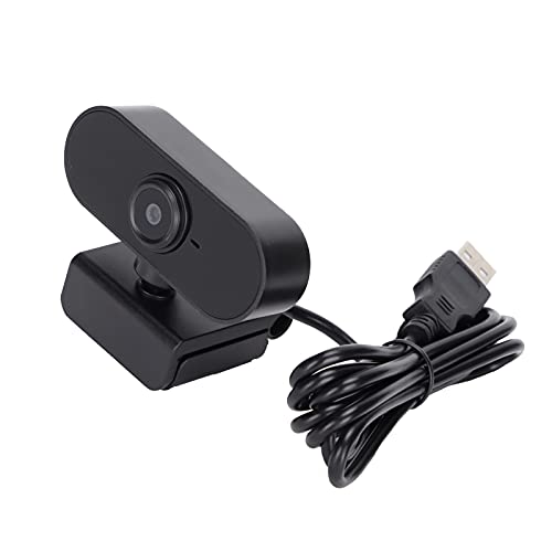 1080P HD-Streaming-Webcam mit Integriertem Mikrofon, Drehbare USB 2.0-Computerkamera, 360 Grad nach Links und Rechts/45 Grad nach Oben und Unten Einstellbarer Winkel, PC-Webkamera für Videokonferenzen von Sxhlseller