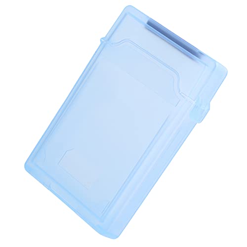 2,5-Zoll-Festplatten-Aufbewahrungsbox, ABS-Material Staubdicht Feuchtigkeits- und Antistatisch Schutzhülle mit Praktischem Design Geeignet für HDD SSD-Festplatte (Blau) von Sxhlseller