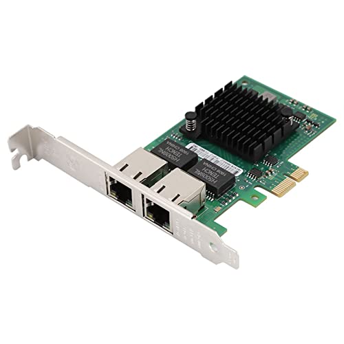 Sxhlseller PCI Express 2.0 Netzwerkkarte - IEEE 802.3 Auto-Negotiation-Netzwerkkarte für Intel Ethernet Controller I350-AM2 - Plug-Play-Gigabit-Ethernet-Serveradapter von Sxhlseller