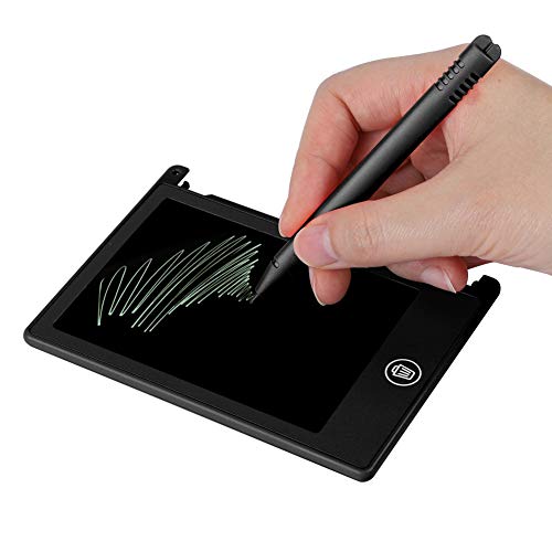Sxhlseller Schreibtafel, 4,5 Zoll Leichtes Ultradünnes Multifunktionales LCD-Handschrift-Schreibtafel-Zeichenbrett für/Memo (Schwarz) von Sxhlseller