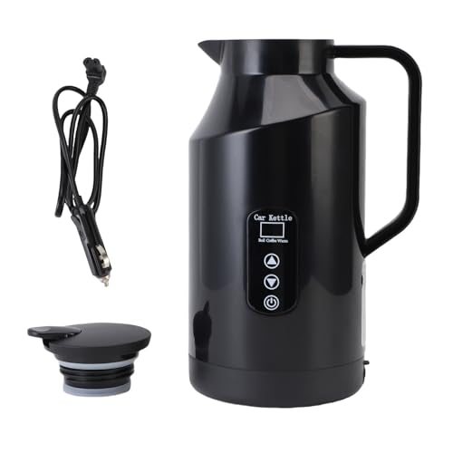 Sxhlseller 1500 Ml Tragbarer Wasserkessel, 12V/24V Autoweg Elektrikkessel Auto Absperrung, Temperaturverstellbarer Kaffee Tee Warmwasserbereiter für Kaffee Teeheizung Sxhlseller 1500 Ml Tragbarer Wasserkessel, 12V/24V Autoweg Elektrikkessel Auto Absperrung, Temperaturverstellbarer Kaffee Tee Warmwasserbereiter für Kaffee Teeheizung von Sxhlseller