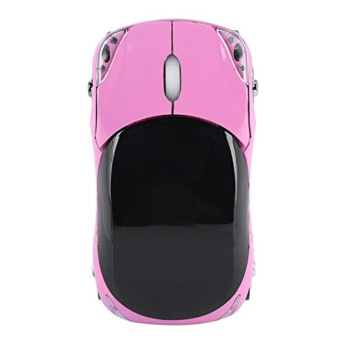 Sxhlseller 2,4 G Kabellose Maus, Optische Maus mit 1600 DPI, Bis zu 10 M Kabellose Übertragung, Plug-and-Play, USB-Empfänger-Aufbewahrungsfach, Maus für Desktop-Gaming-Büro (Rosa) von Sxhlseller