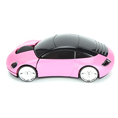 Sxhlseller 2,4 G Smart CarShaped Tragbare Kabellose Maus-Gaming-Mäuse mit USB-Empfänger, Ergonomisches Design, Energieeinsparung für Büro-Heim-Laptop-Computer-PC (PINK) von Sxhlseller