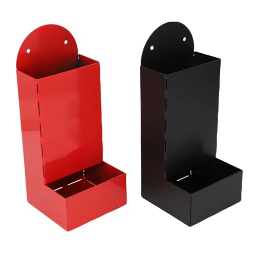 Sxhlseller 2 Packungen Robuste Eisen Automatische Hühnchenfutter mit Oyster Shell & Grit Dispenser, 1.3   L Kapazität Jeder  – Hangende oder Wandmontage Geflügel Coop Zubehör von Sxhlseller