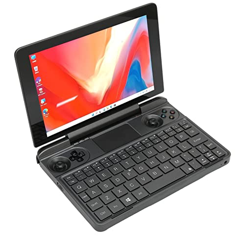 Sxhlseller 8 Zoll Industrie Laptop, Handheld Laptop I7 1195G7 16G 1T 2,4G 5G Dualband, USB Taschen Laptop mit 3 Anschlüssen 9 Löchern, Wärmeableitungs Gaming Handheld PC von Sxhlseller
