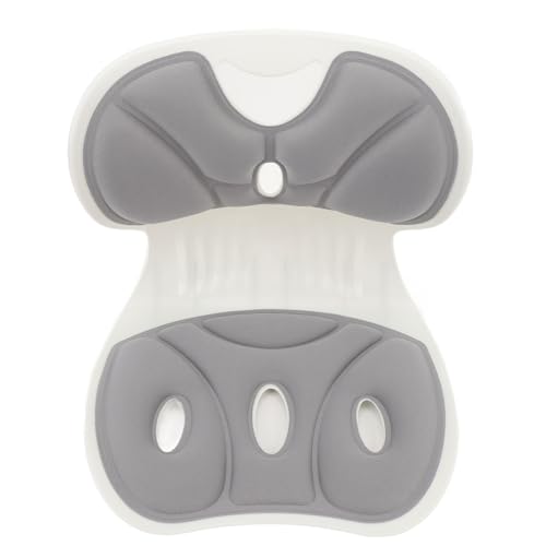 Sxhlseller Back and Lumbal Support, Bürostuhl Sitzplatz Kissen Ergonomisches Design für Büroauto (GREY) von Sxhlseller