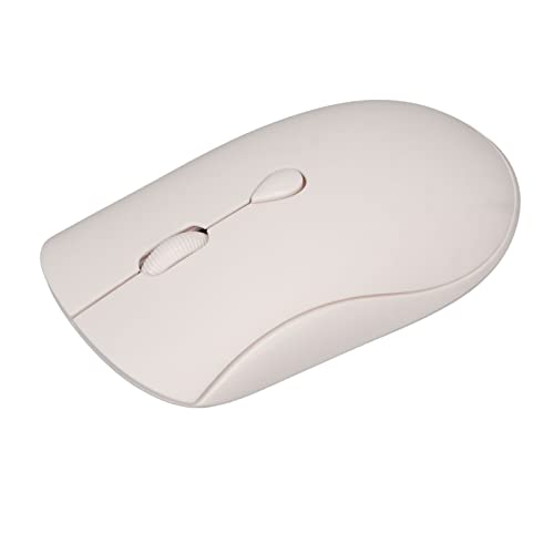 Sxhlseller Basics Kabellose Computermaus, 2,4 G Kabellose Maus, 2,4 G 1600 DPI Ergonomische Optische Maus, Wiederaufladbarer Akku, Bluetooth 5.2, Leise Maus für Office Desktops PC (White) von Sxhlseller