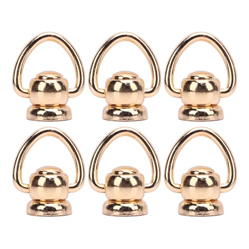 Sxhlseller Bolzenset, Nietset -Verschleiß Resist 50 Set Runde Kopf für Rucksäcke Brieftaschen Schuhe (Golden) von Sxhlseller