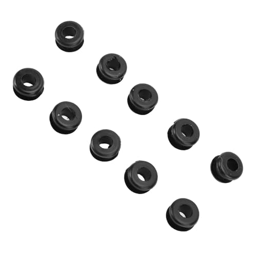 Sxhlseller Deckenventilatordämpfer, Wärmefestigkeit Ersatzteile Gummi -Lüfterdichtung 1,4 Cm Durchmesser Einfach Installation Zur Rauschreduzierung (Schwarz 10pcs) von Sxhlseller