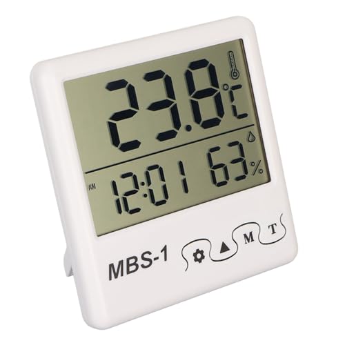 Sxhlseller Digitale Wanduhr, Elektronische Wanduhr mit Hygrometer-Thermometer, Innentemperaturuhr mit Großer LED-Anzeige für Büro, Gewächshaus, Auto Sxhlseller Digitale Wanduhr, Elektronische Wanduhr mit Hygrometer-Thermometer, Innentemperaturuhr mit Großer LED-Anzeige für Büro, Gewächshaus, Auto von Sxhlseller