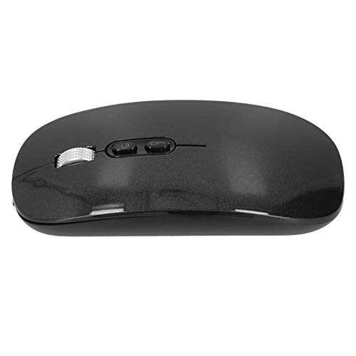 Sxhlseller Drahtlose Optische Maus 2,4 GHz Bluetooth 5.0 Dual-Mode-Lademaus für Desktop- und Notebook-Computer für Game Office (Schwarz) von Sxhlseller