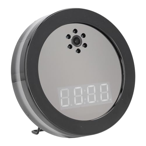 Sxhlseller FHD-Uhr-Überwachungskamera, 1080P-Überwachungskamera-Wecker mit HD-Nachtsicht, Einzigartiges Erscheinungsbild, Bewegungserkennung, Echtzeitüberwachung per App von Sxhlseller