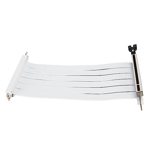 Sxhlseller Faltbares PCIE 3.0 X16 Riser Kabel, 180 Grad PCI Express Gen3 Riser Kabel mit Hoher Geschwindigkeit und Flexiblem Dual Reverse Anschluss, Vertikales GPU Grafikkarten von Sxhlseller