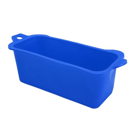 Sxhlseller Fettbecher, Hitzebeständiger Silikonkratzerresistenter Fetttasche für BBQ Campingplatz (Blue) von Sxhlseller