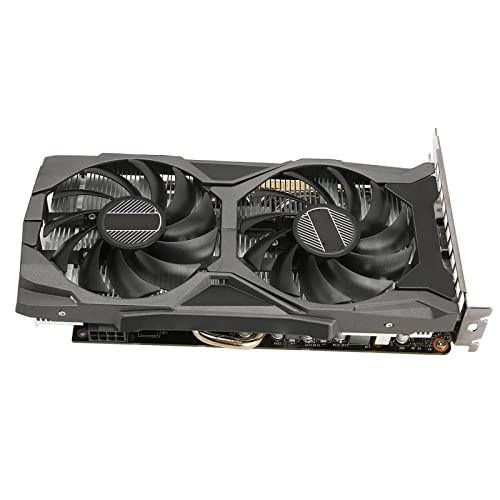 Sxhlseller Gaming Grafikkarte, GTX1660S 6 GB GDDR6 192 Bit Grafikkarte mit 1785 MHz GPU Takt, Grafikkartenunterstützung 3D API, Desktop Grafikkarte mit Zwei Lüftern für Office Medien von Sxhlseller