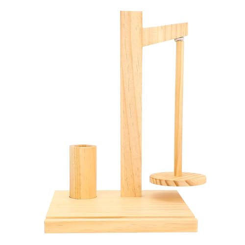 Sxhlseller Garenbal -Halter, Stabile Hölzerne Häkelgarnhalter Robust für Haken (Naturholzfarbe) von Sxhlseller