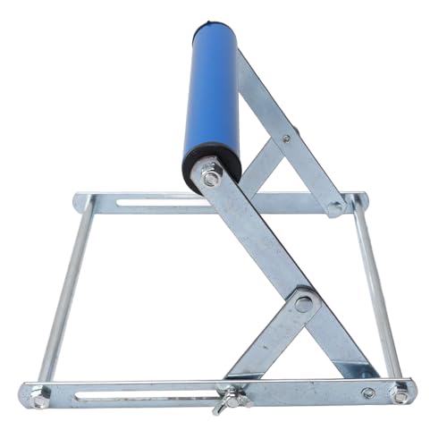 Sxhlseller Gehrungssäge Rollenständer, Höhenverstellbare Stabile Edelstahl -Tischsäge Multifunktional für Holzbearbeitung Metallbearbeitung (BLUE) von Sxhlseller