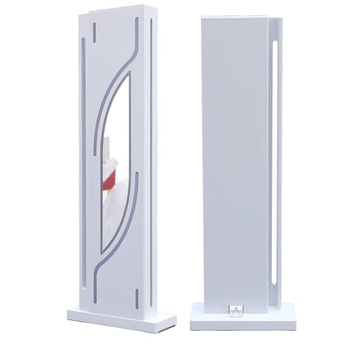 Sxhlseller Höhen Verstellbare ARGB GPU-Halterung mit Magnetischer Basis, 5V 3PIN RGB Grafikkarten Halter, Anti-Sag-Aluminium Legierung, Schiebe-Design für PC-Gehäuse (WHITE) von Sxhlseller