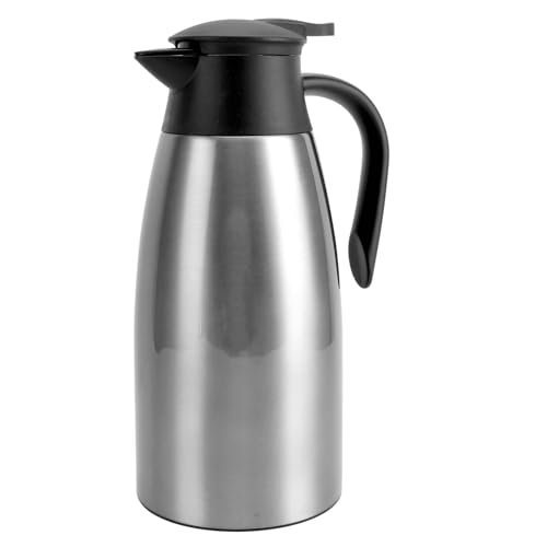 Sxhlseller Isolierter Kaffeekessel, Kalte Isolierung Entenbill -Form -Sput (gebürstetes Silber) von Sxhlseller